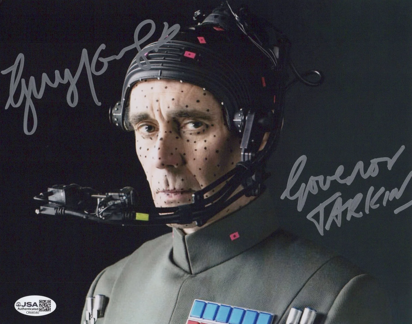 Guy Henry — Rogue One: A Star Wars Story- Guy Henry signed Governor Tarkin 8x10 JSA COA