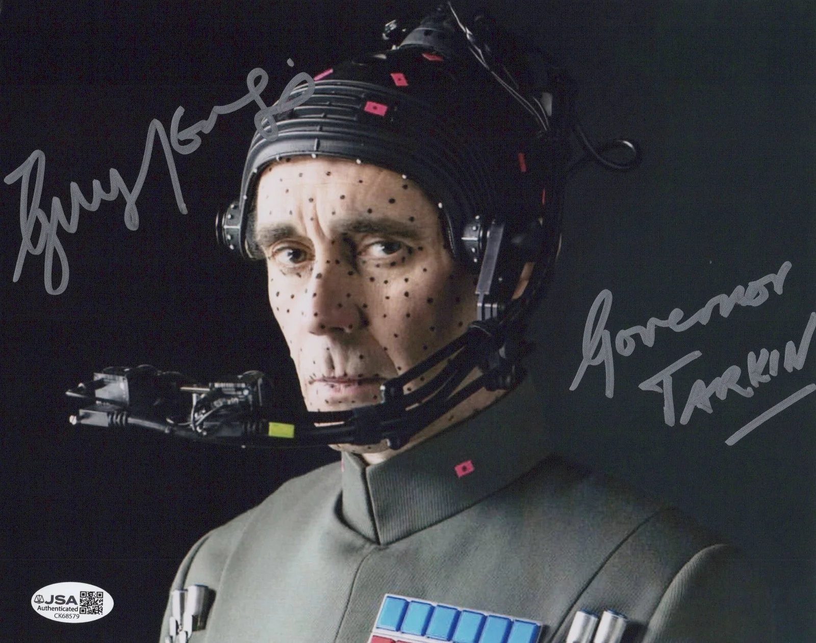 Guy Henry — Rogue One: A Star Wars Story- Guy Henry signed Governor Tarkin 8x10 JSA COA