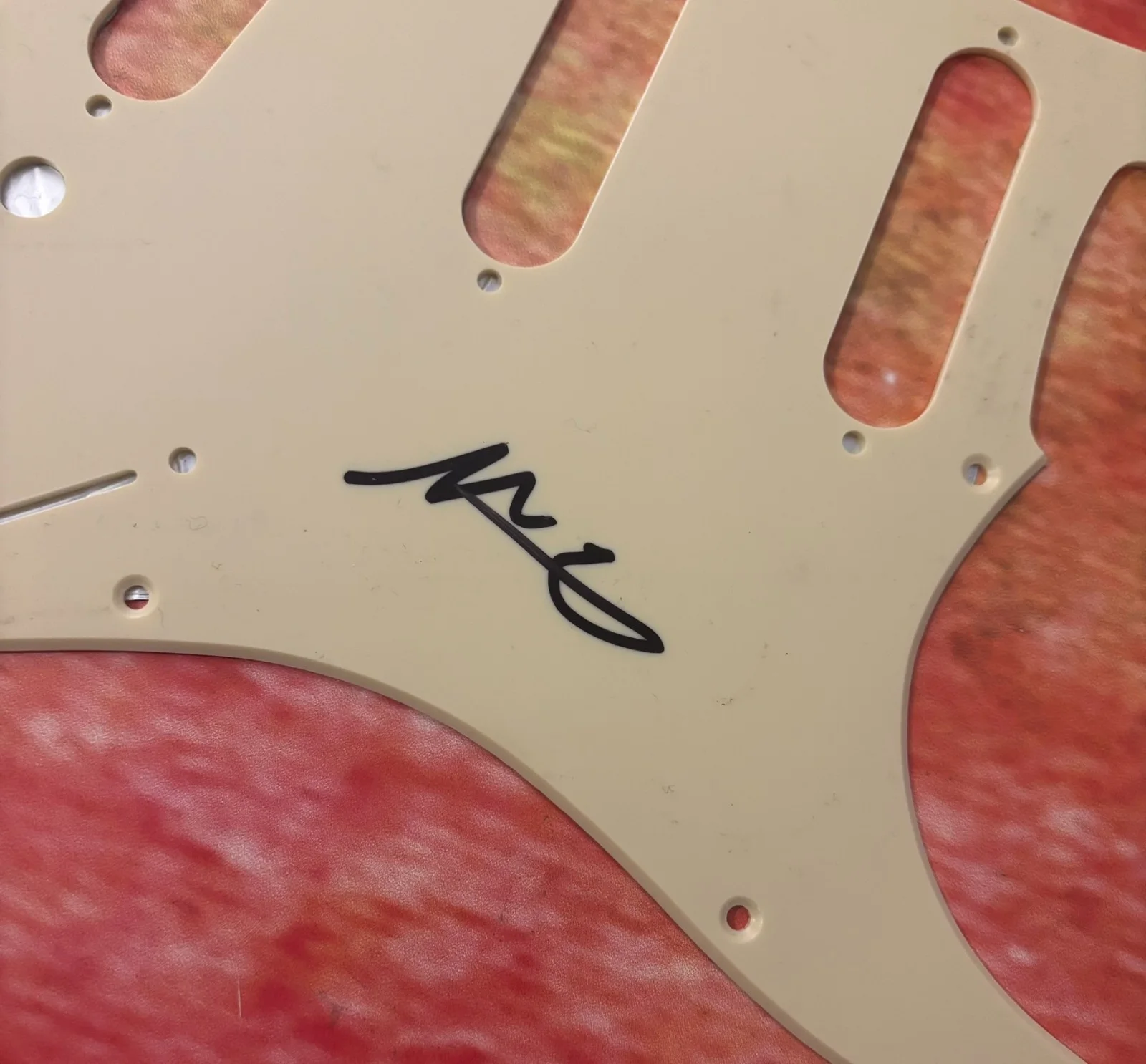 GFA Cage the Elephant * MATT SHULTZ * Signed Electric Pickguard PROOF COA, image 3