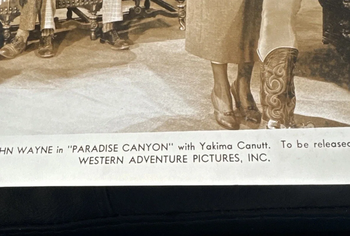 Vintage Lobby Card John Wayne In Paradise Canyon, image 2