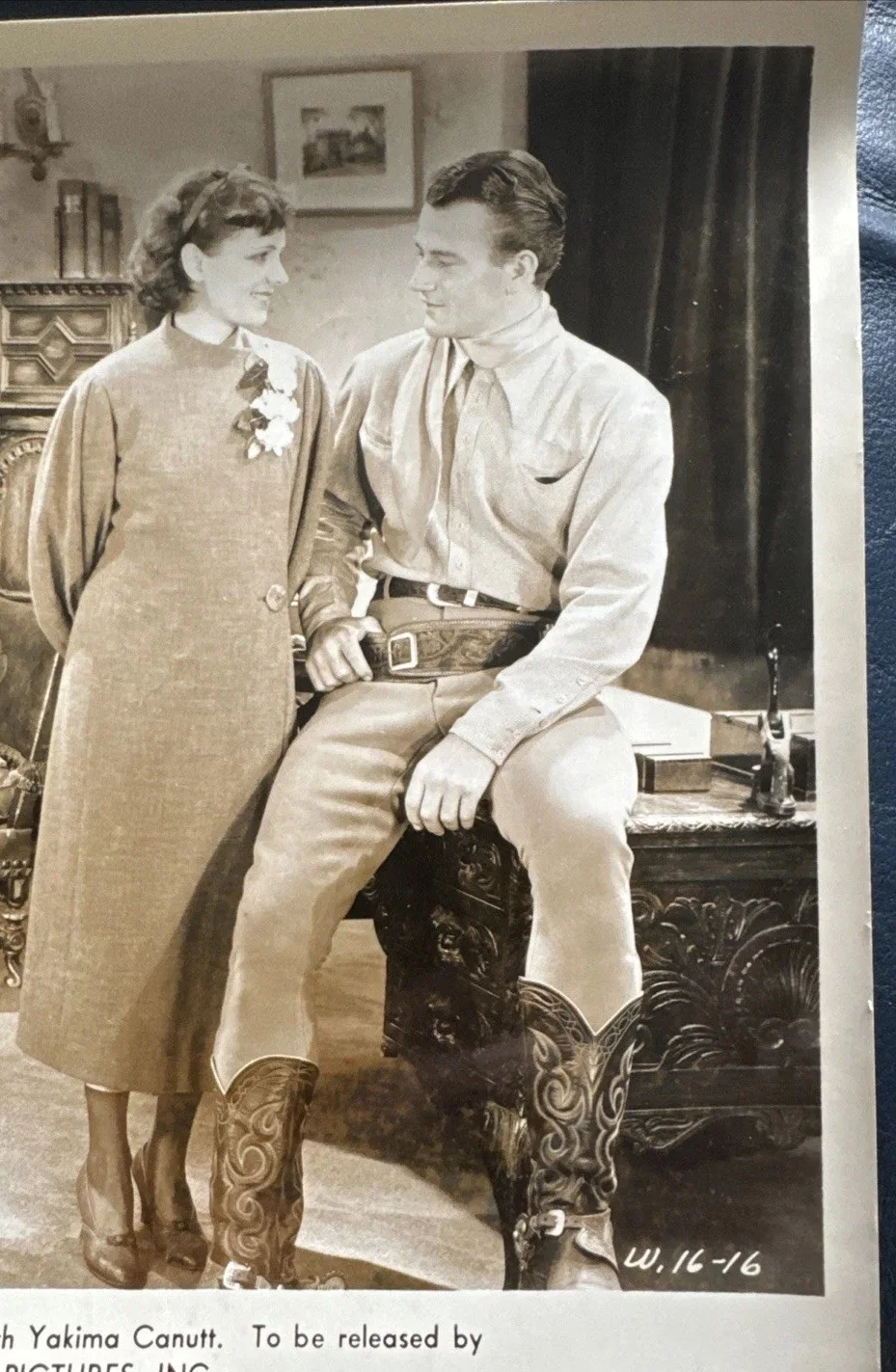 Vintage Lobby Card John Wayne In Paradise Canyon, image 4