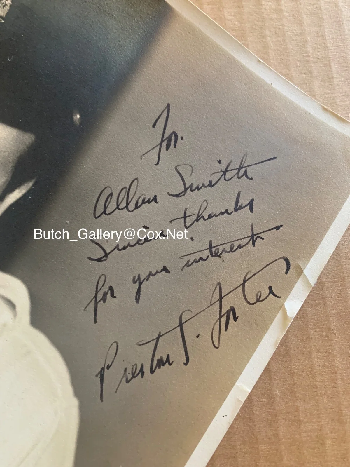 PRESTON FOSTER signed autograph 11x14 mat finish photo 1940s Hollywood, изображение 4