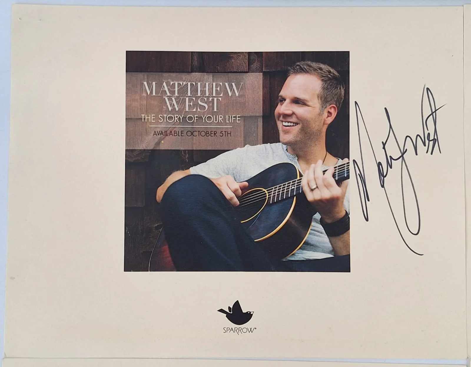 Matthew West 3 Signed Photos/Posters 8.5x11 (Christian Music Singer/Songwriter), изображение 3