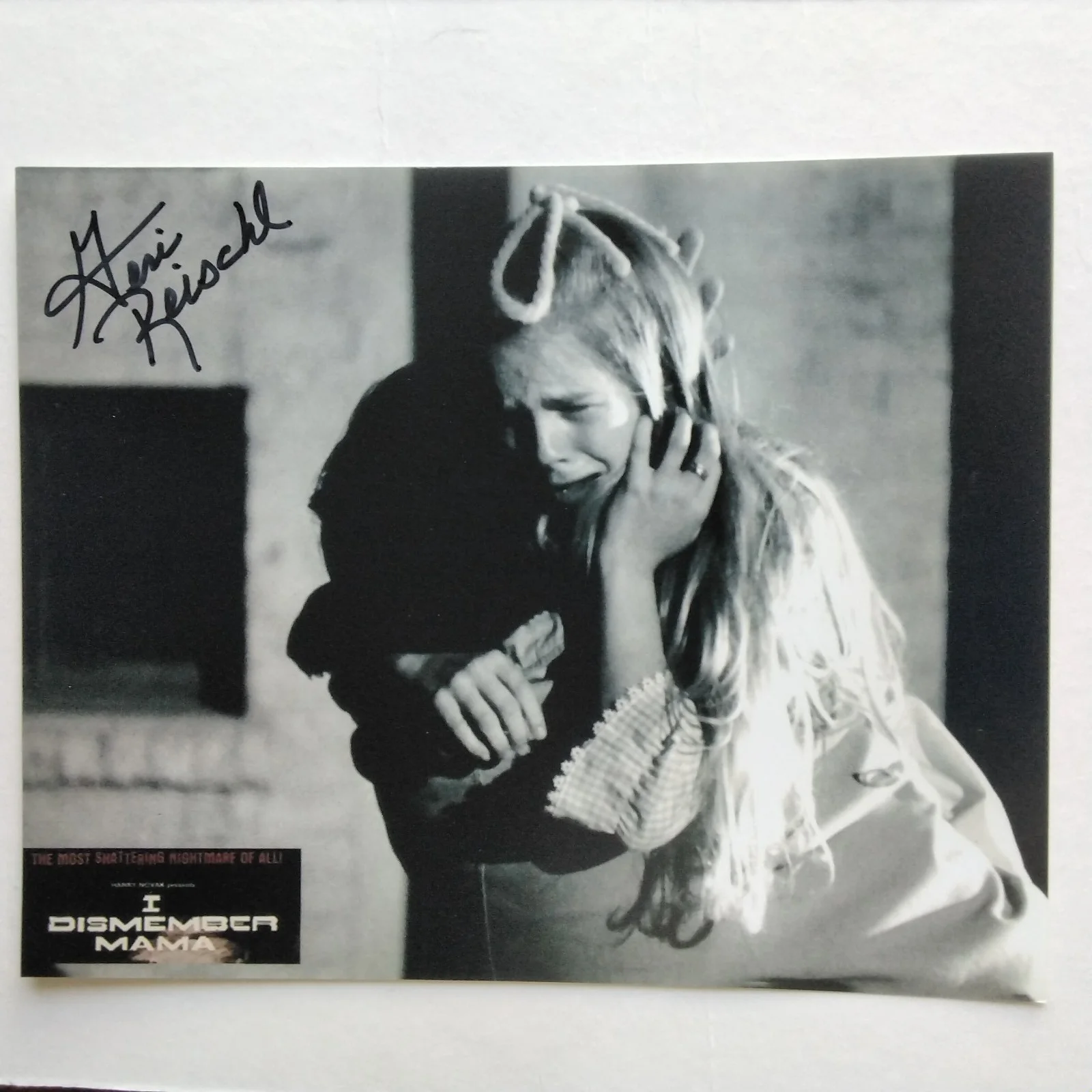 Geri Reischi SIGNED 8x10 Photo Movie TV Actress Dismember Mama Brady Bunch "Jan", изображение 2