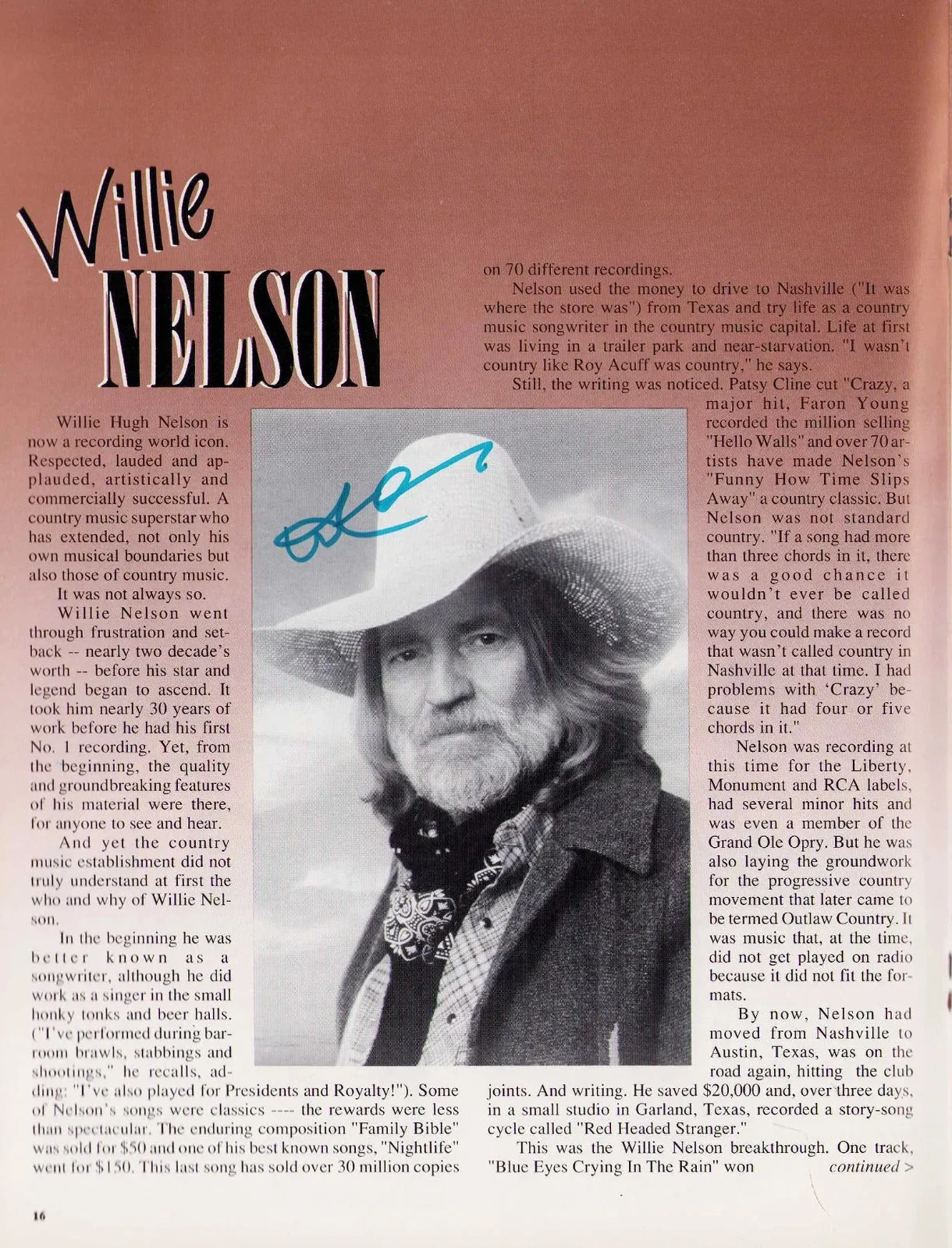 Andrew Lloyd Weber, Liza Minelli, Smokey Robinson, Willie Nels — Grammy Living Legends Program signed by legends SMOKEY-WEBER-MINELLI-NELSON p, image 4