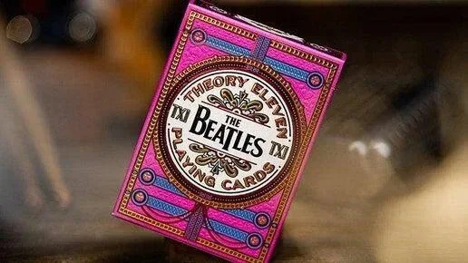 The Beatles Playing Cards (Pink) by Theory11, image 2