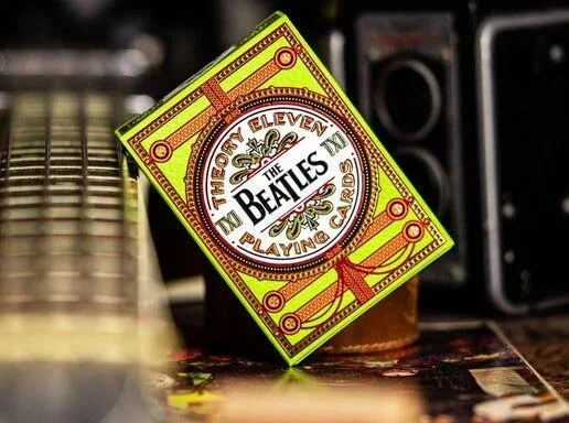 The Beatles Playing Cards (Green) by Theory11, image 2