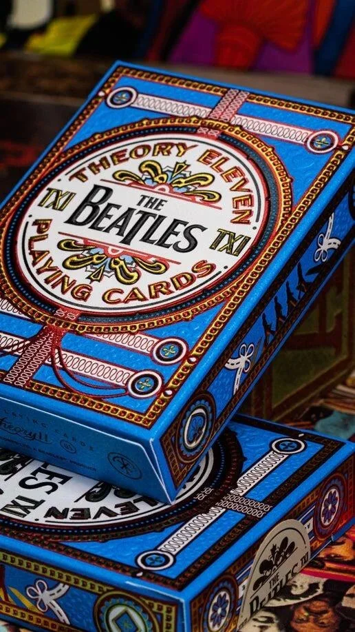 The Beatles Playing Cards (Blue) by Theory11, image 4