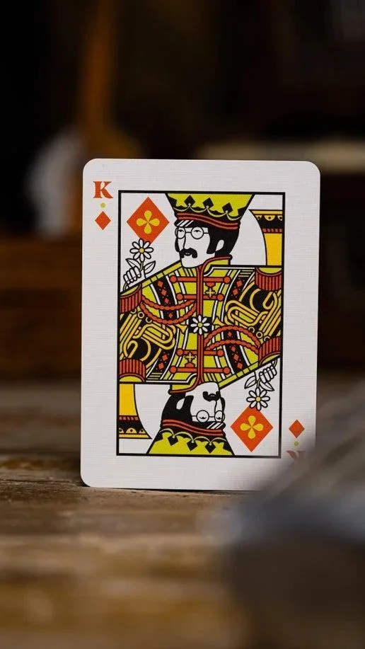 The Beatles Playing Cards (Blue) by Theory11, image 5