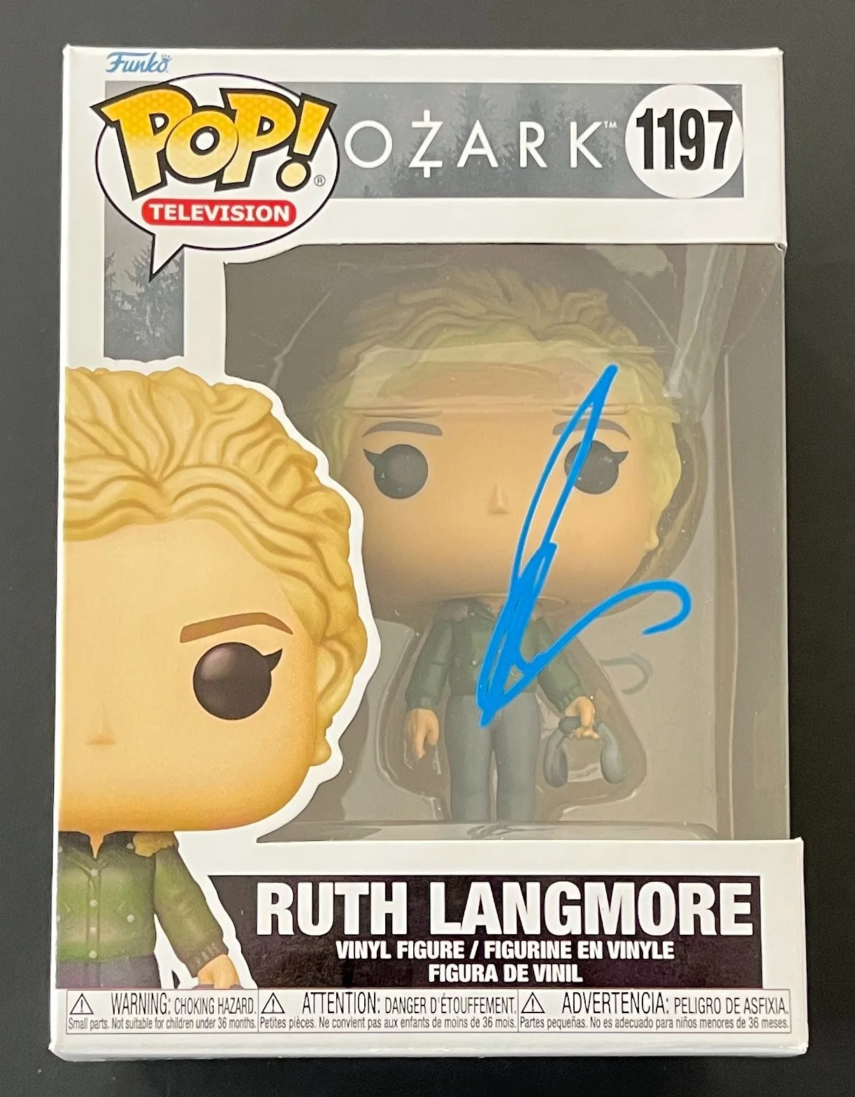JULIA GARNER SIGNED OZARK RUTH LANGMORE FUNKO w/EXACT VIDEO PROOF & BECKETT COA, изображение 4