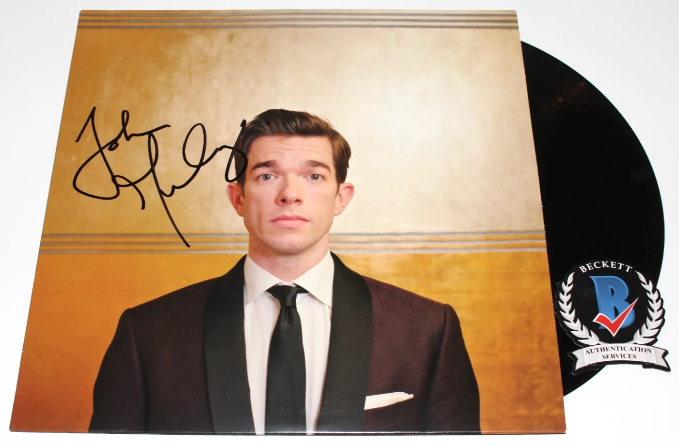John Mulaney — COMEDIAN JOHN MULANEY SIGNED 'KID GORGEOUS' VINYL RECORD ALBUM LP BECKETT COA, image 2