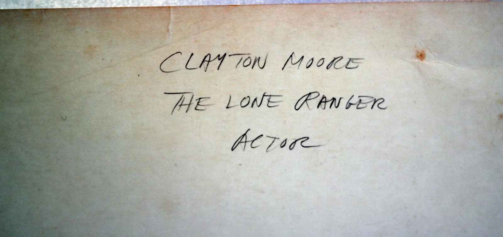 1958 - The Lone Ranger Actor Clayton Moore - Autographed 8 x 10 Bl/Wh Photo, изображение 5