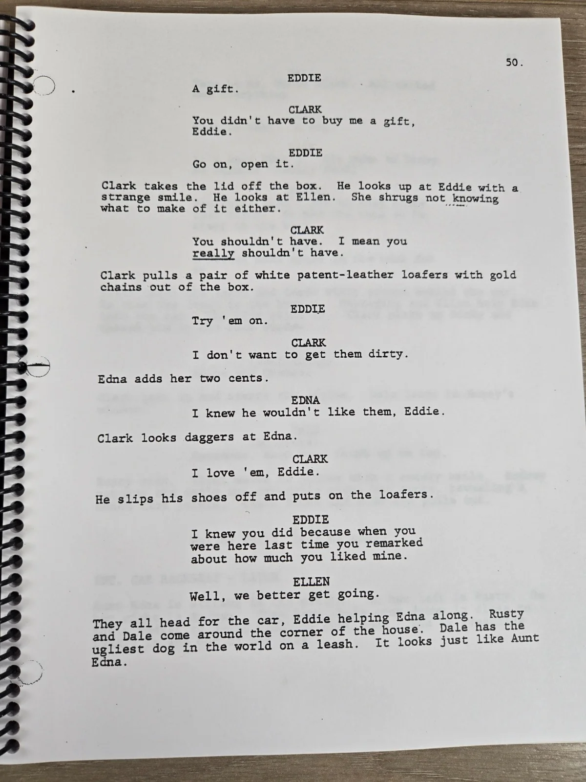 Chevy Chase Signed Autograph National Lampoon's Vacation Script Screenplay BAS, image 5