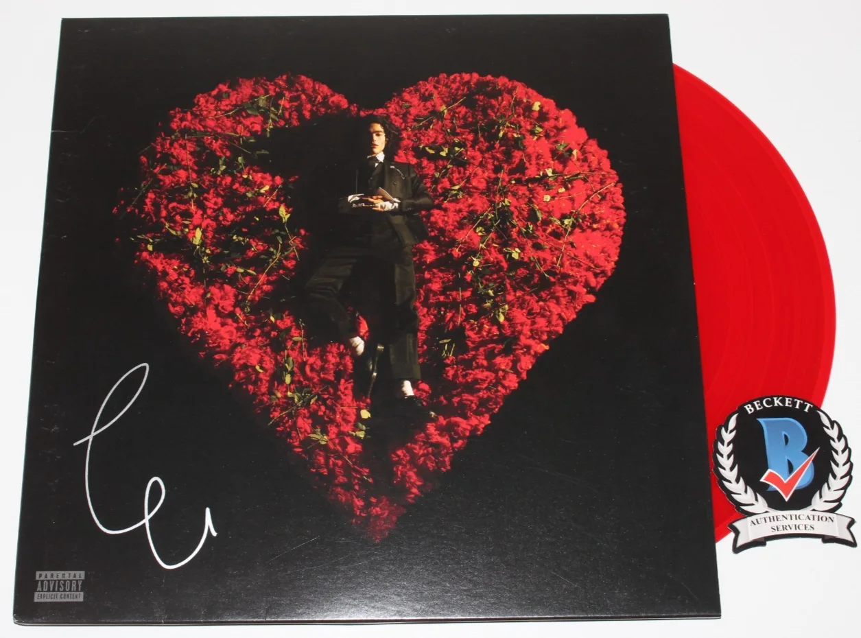 SINGER CONAN GRAY 'SUPERACHE' SIGNED ALBUM VINYL RECORD LP BECKETT BAS COA, изображение 2