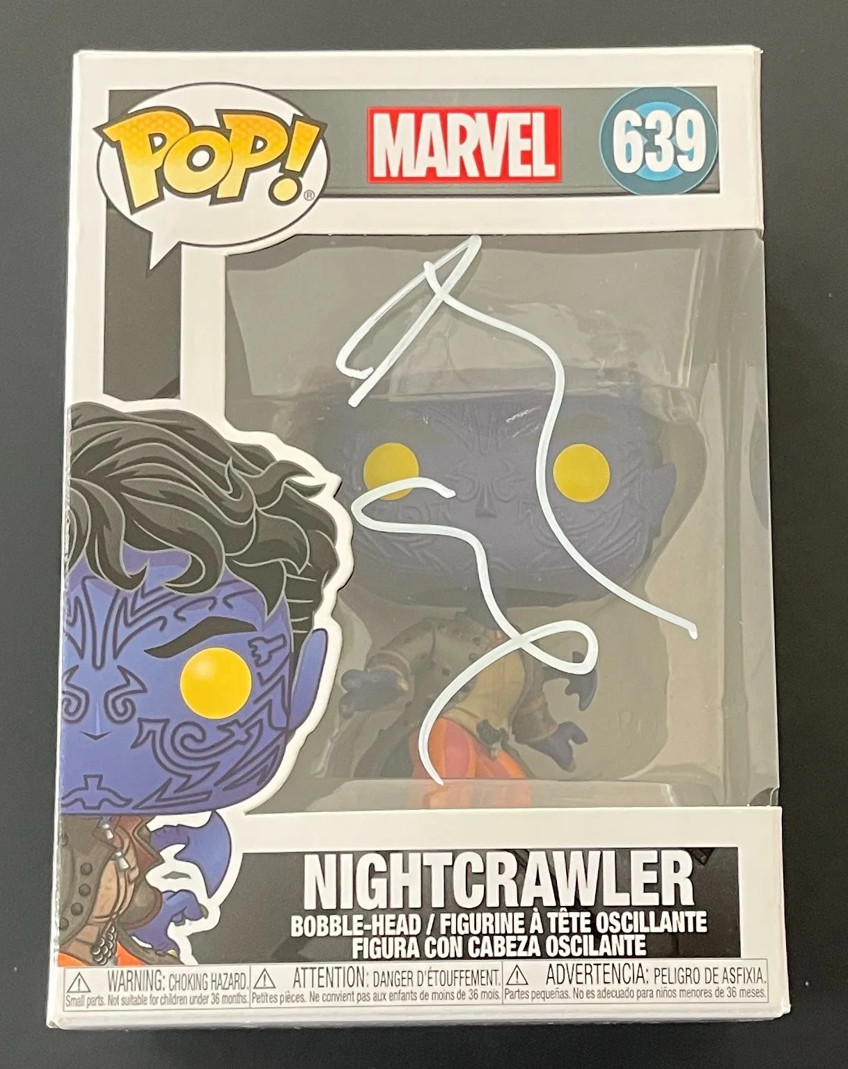 ALAN CUMMING SIGNED X2 X-MEN UNITED NIGHTCRAWLER FUNKO w/EXACT PROOF BECKETT COA, изображение 3