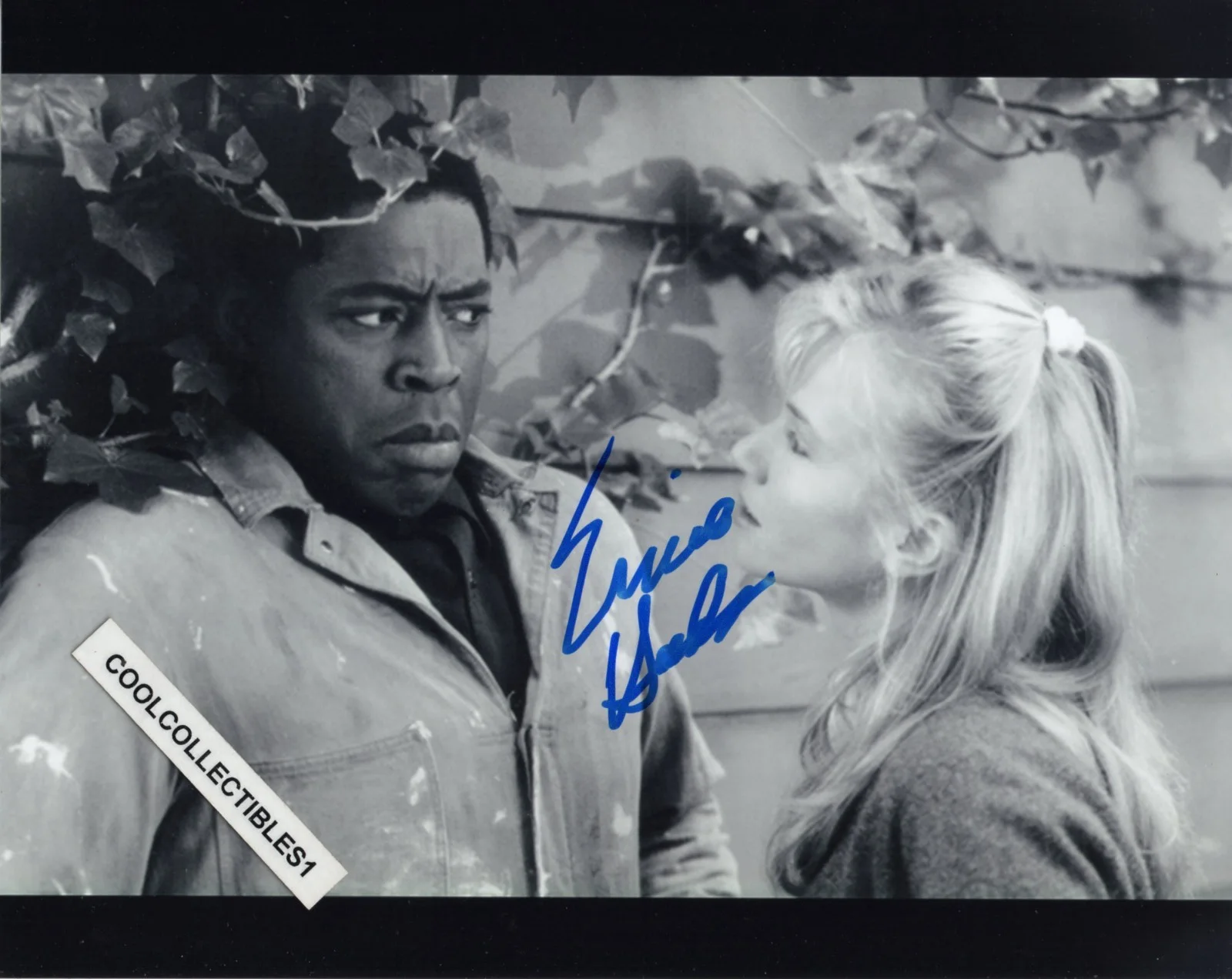 ERNIE HUDSON — ERNIE HUDSON "GHOSTBUSTERS" IN PERSON SIGNED 8X10 BLACK & WHITE PHOTO COA