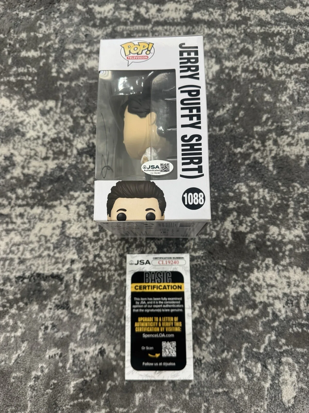 Jerry Seinfeld Signed Autographed Funko Pop #1088 JSA COA, image 2