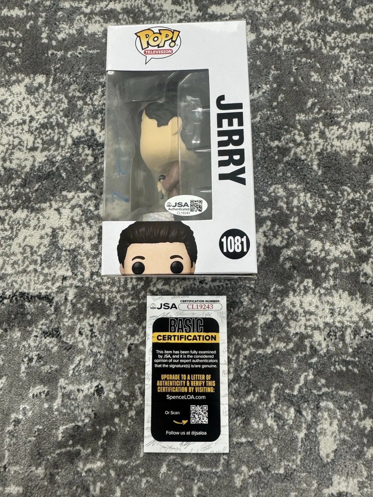Jerry Seinfeld Signed Autographed Funko Pop #1081 JSA COA, image 2