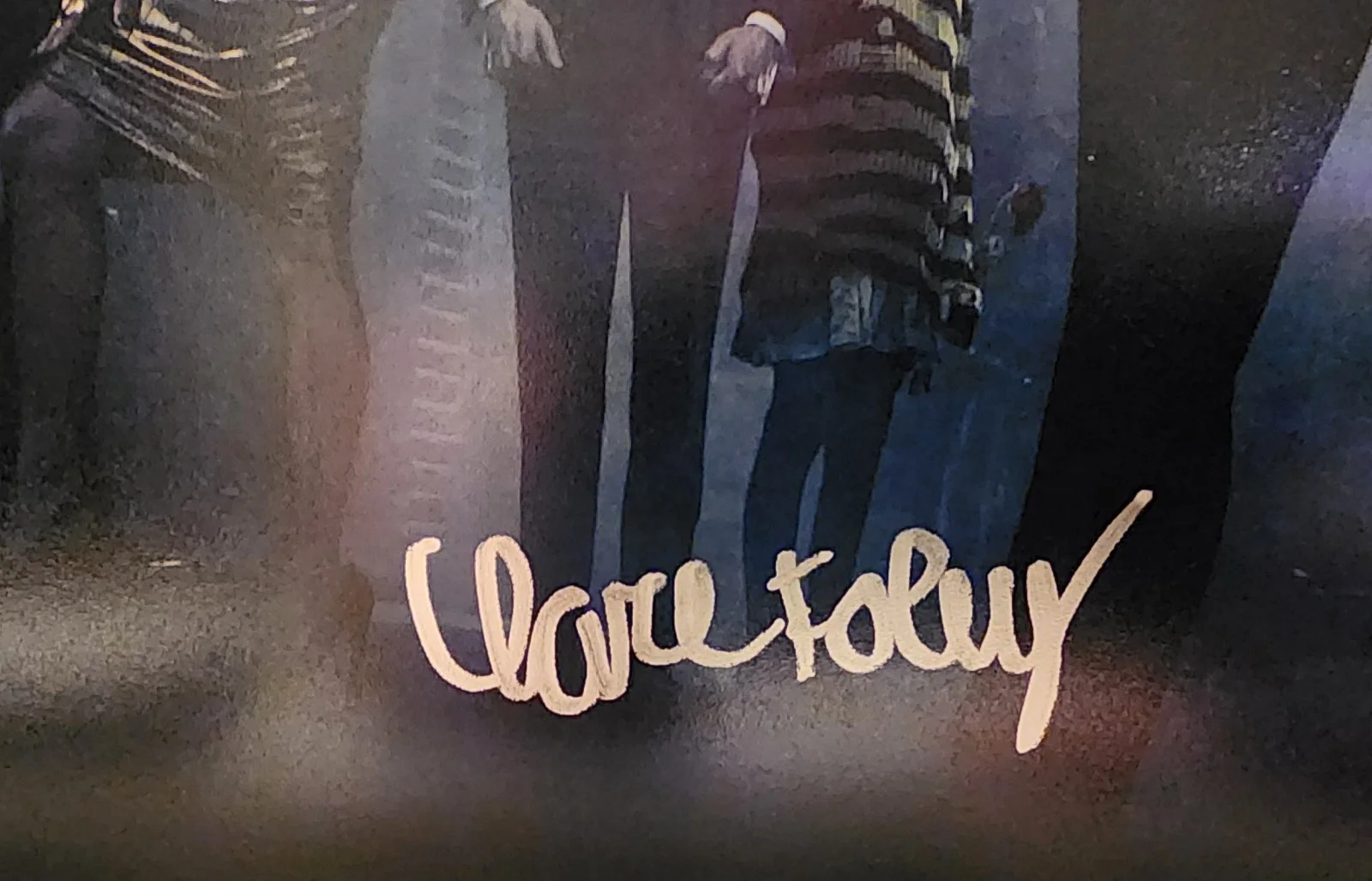 Ben McKenzie David Mazouz Clare Foley — Gotham Cast Signed Autograph 11x14 Photo Ben McKenzie David Mazouz Clare Foley, image 2