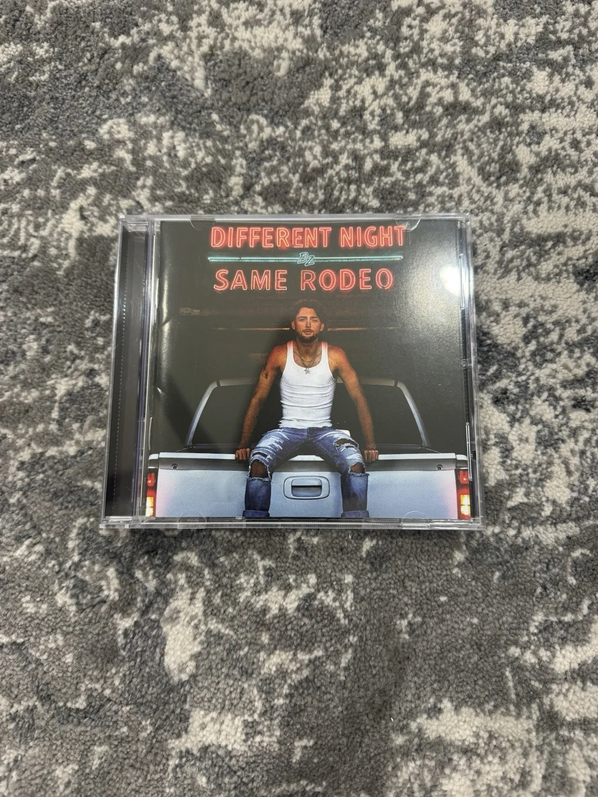 Bailey Zimmerman Signed Autographed Different Night Same Rodeo CD JSA COA, image 2