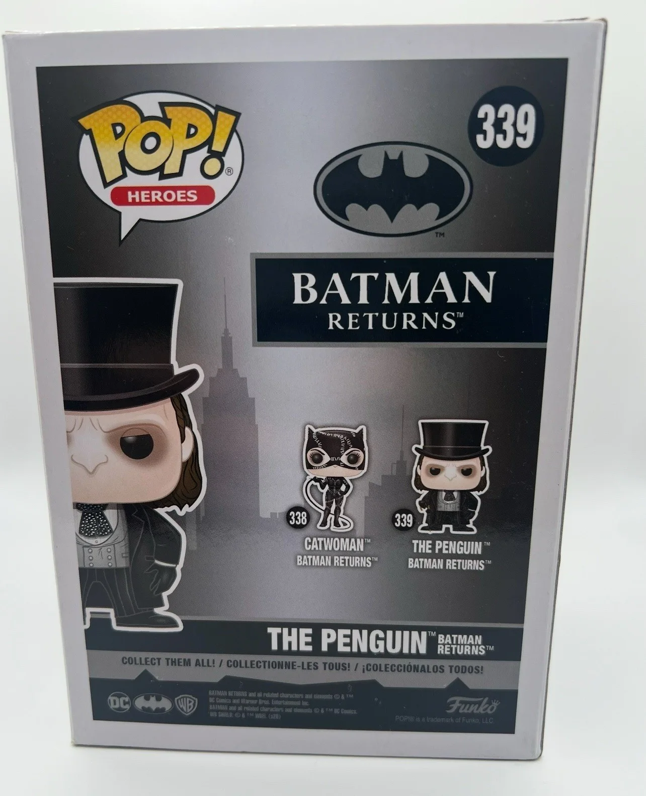 Danny Devito Signed Batman Returns The Penguin Funko Pop #339 w/ Beckett BAS COA, image 3