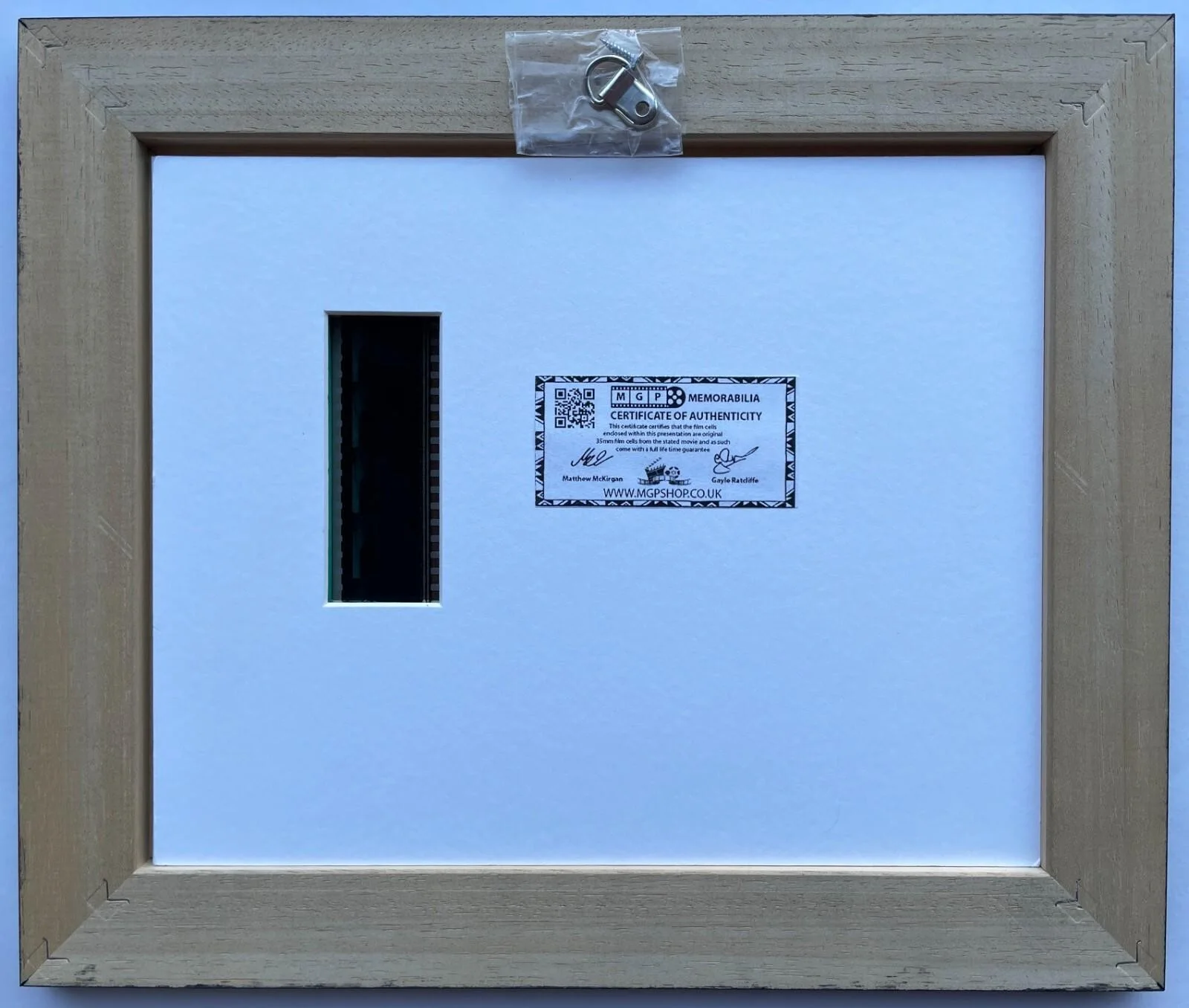 GHOST 1990 Original 35mm Film Cells set within Quality Wood Frame + COA, изображение 3