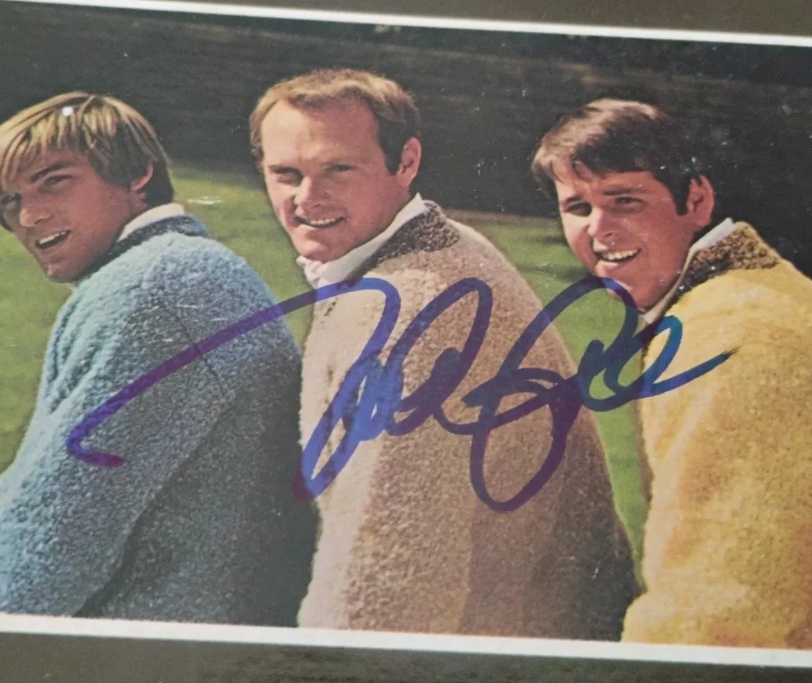 MIKE LOVE BEACH BOYS SIGNED AUTOGRAPH BEACH BOYS TODAY ALBUM VINYL RECORD PROOF, image 2
