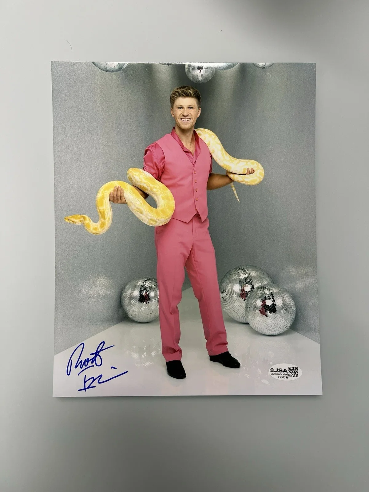 Robert Irwin Signed Autographed 8x10 Photo Dancing with the Stars w/ JSA COA, изображение 2