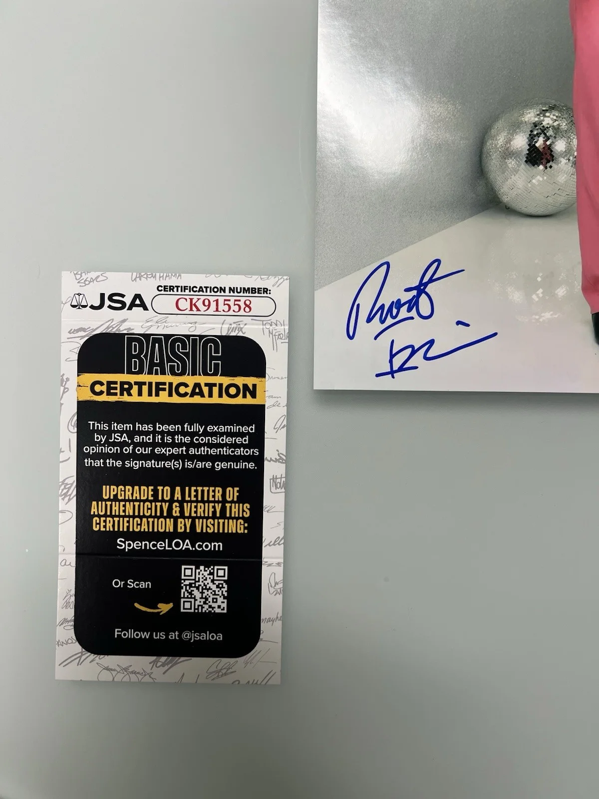 Robert Irwin Signed Autographed 8x10 Photo Dancing with the Stars w/ JSA COA, изображение 5
