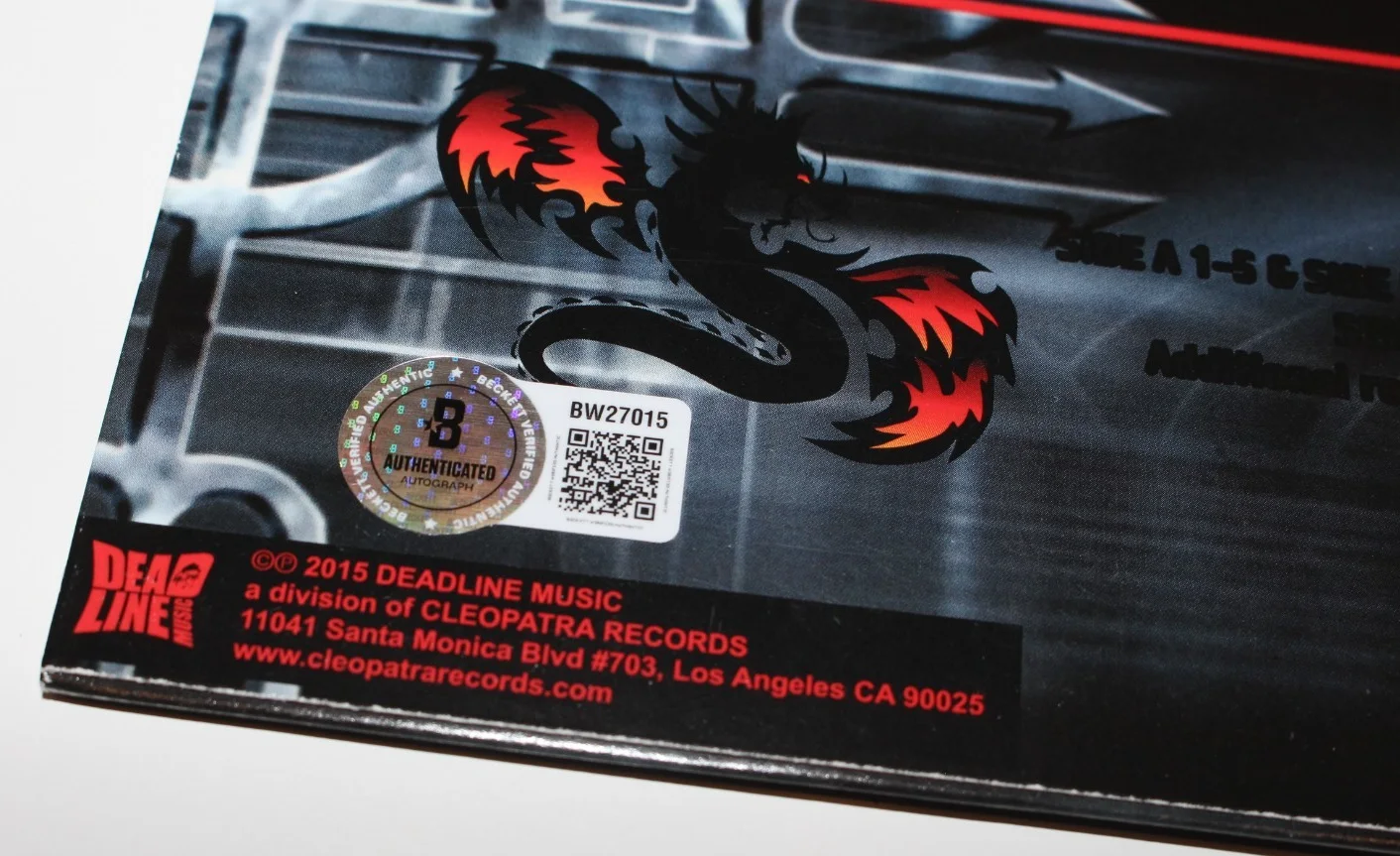 GEORGE LYNCH SIGNED DOKKEN 'GREATEST HITS' ALBUM VINYL RECORD LP BECKETT BAS COA, image 3