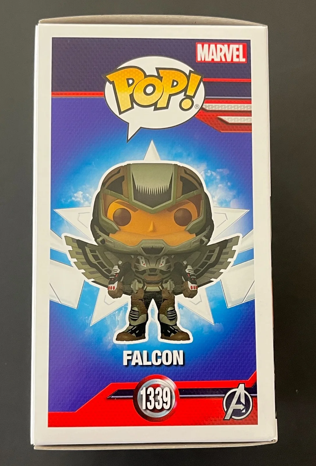 DANNY RAMIREZ SIGNED CAPTAIN AMERICA FALCON 1339 FUNKO w/EXACT PROOF BECKETT COA, image 5