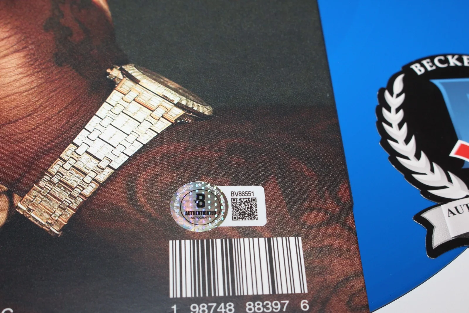 BIGXTHAPLUG SIGNED 'TAKE CARE' VINYL RECORD ALBUM LP RAPPER BECKETT BAS COA, изображение 3