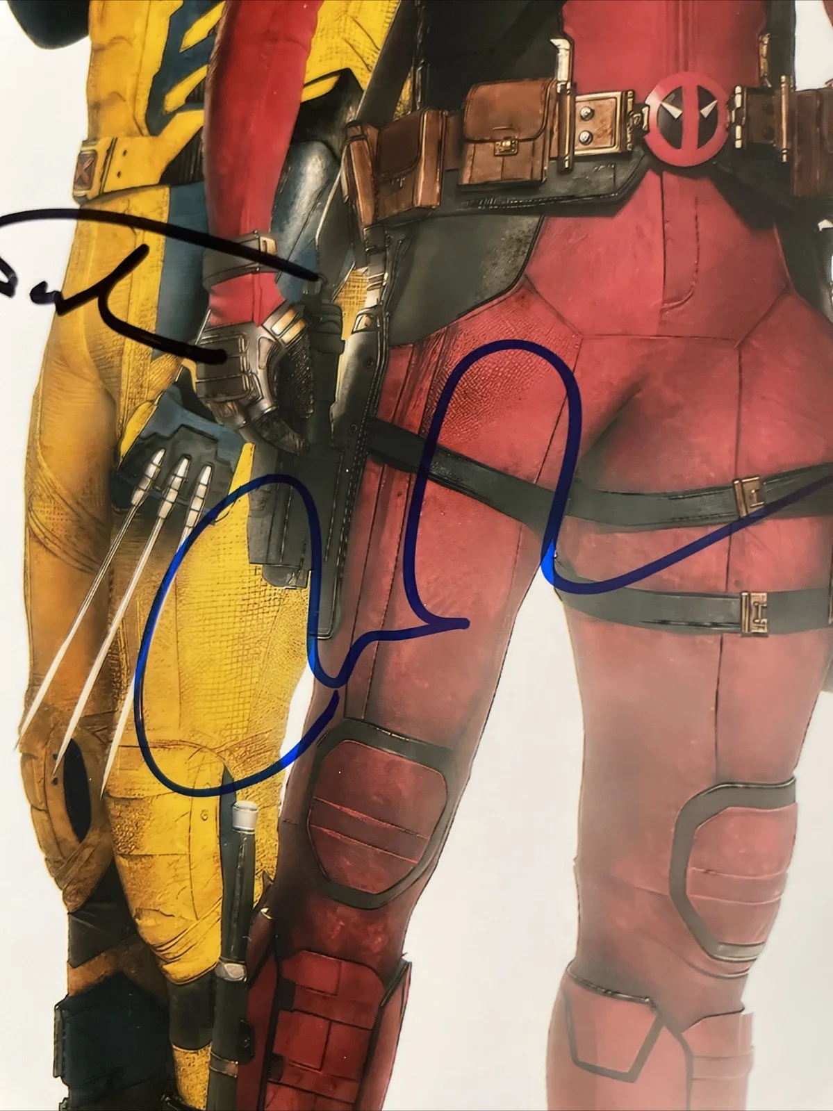 Hugh Jackman, Ryan Reynolds — Deadpool Vs Wolverine Cast Signed Photo Photograph Picture A￼utographs marvel P, image 3