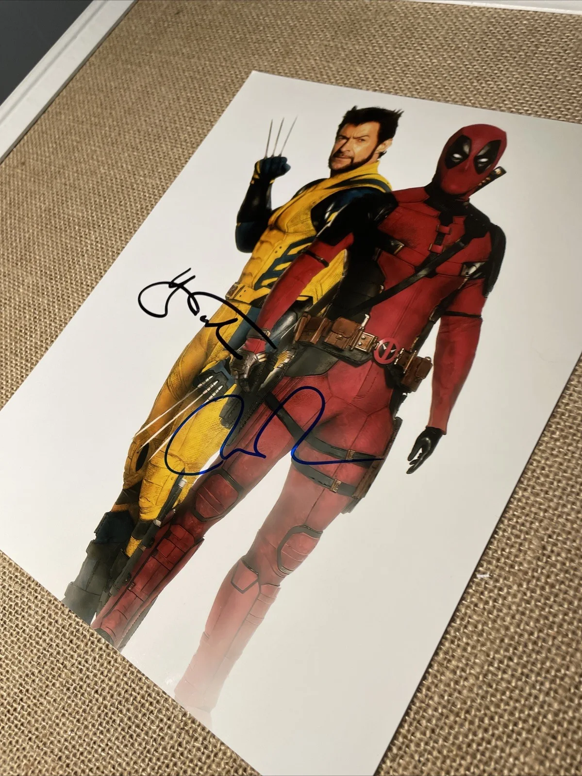 Hugh Jackman, Ryan Reynolds — Deadpool Vs Wolverine Cast Signed Photo Photograph Picture A￼utographs marvel P, image 4