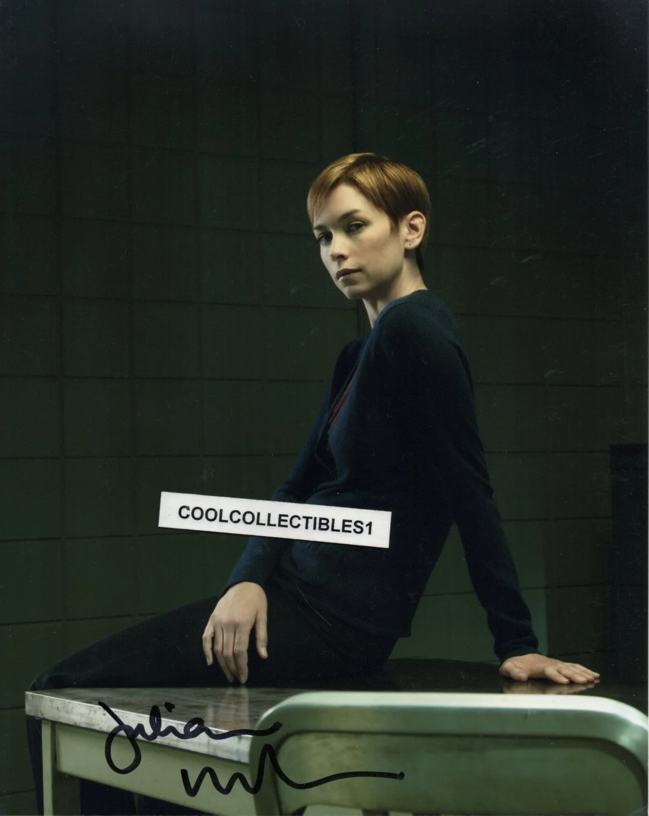 JULIANNE NICHOLSON — JULIANNE NICHOLSON "LAW AND ORDER" IN PERSON SIGNED 8X10 COLOR PHOTO 2 COA