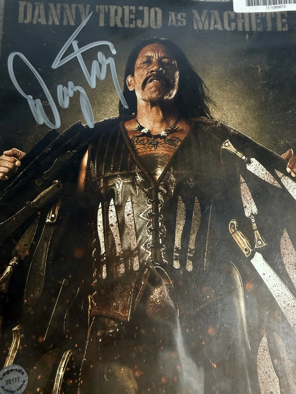 Danny Trejo Signed 8x12 Photo Machete Autograph COA Legends Hologram, image 4