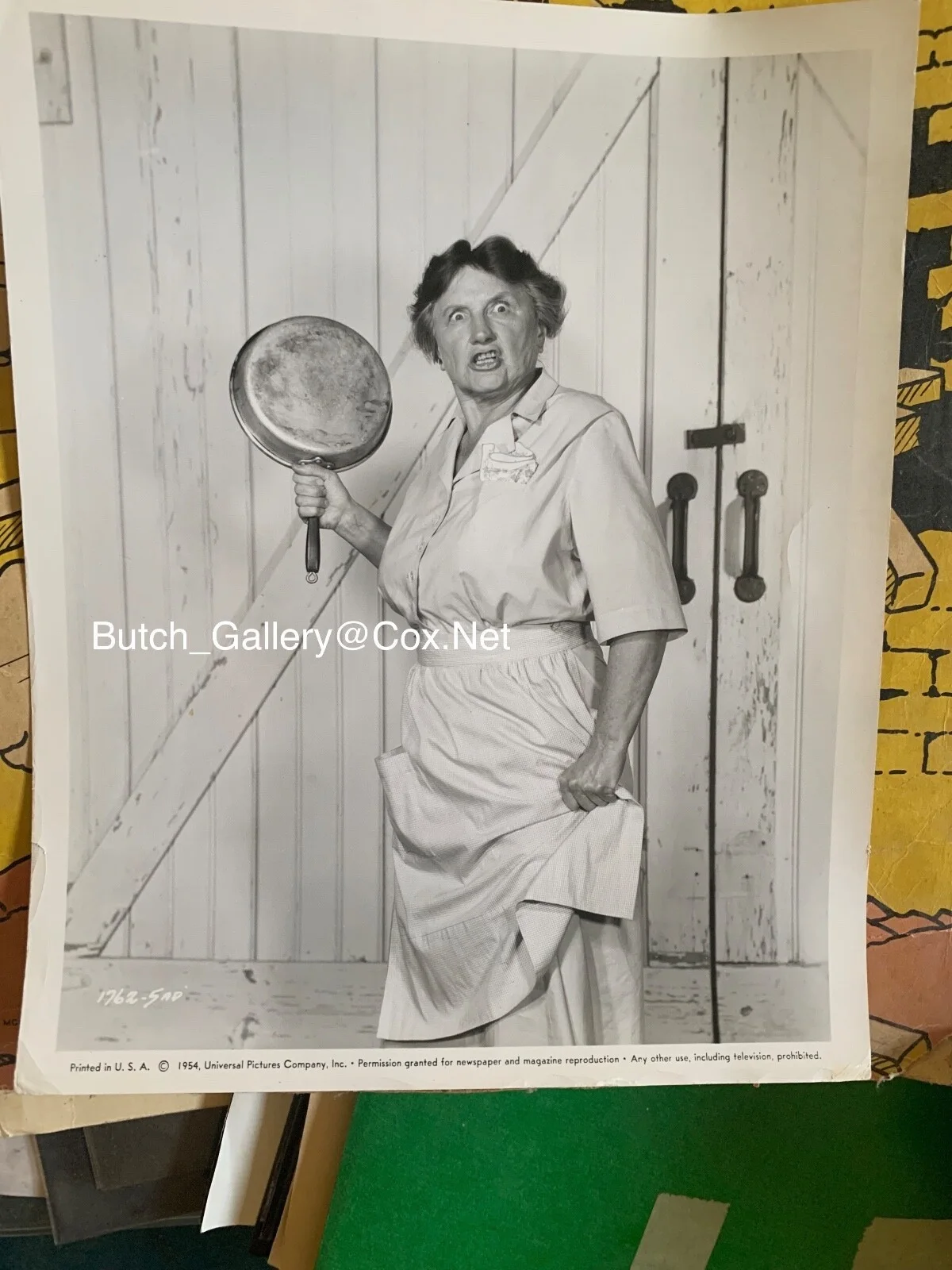 MARJORIE MAIN signed autograph with Ma Kettle original 1954 photo, изображение 3