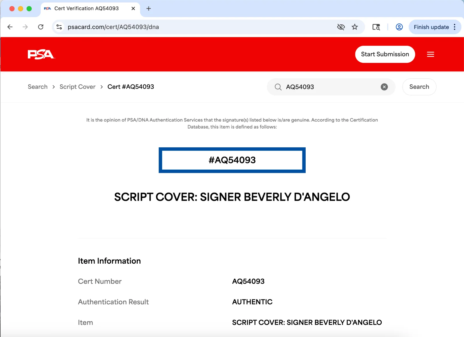 Beverly D'Angelo — Beverly D'Angelo signed Christmas Vacation script full 136 pages PSA Autograph, image 3