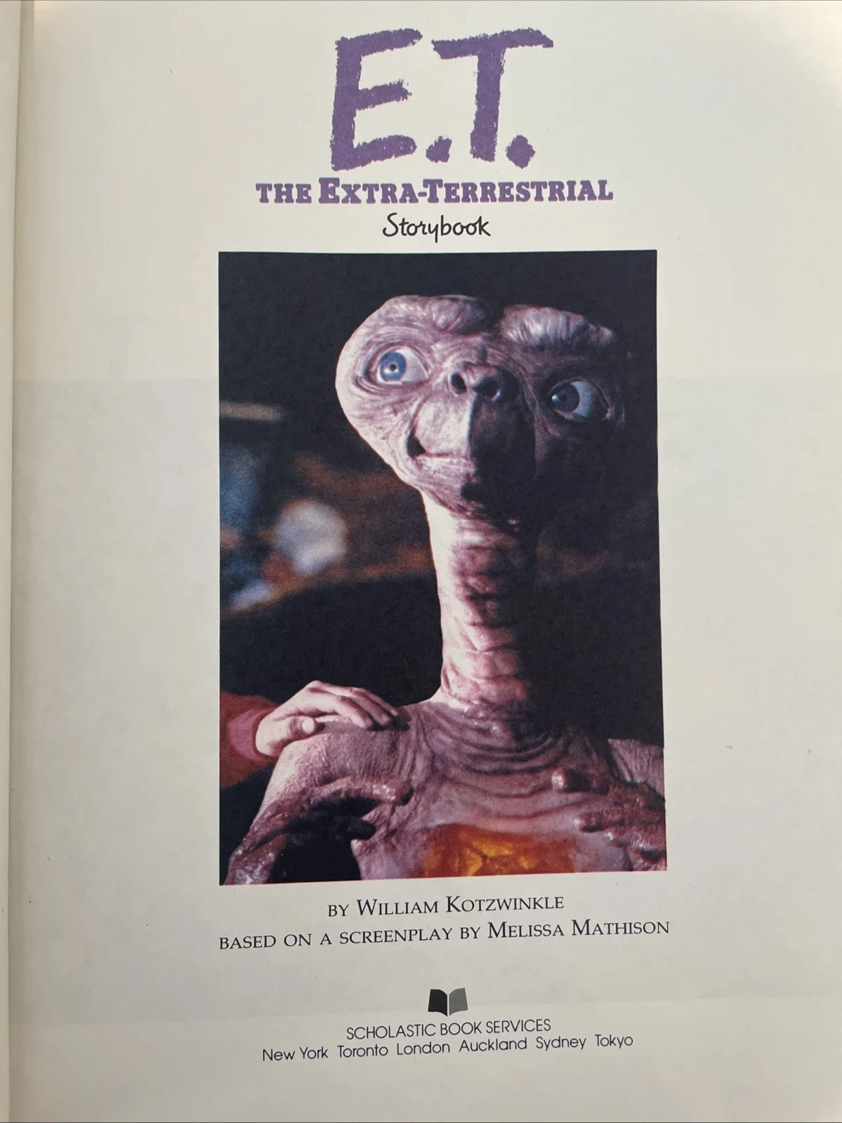 E.T. The Extra-Terrestrial Storybook Paperback Annual book Vintage, изображение 4