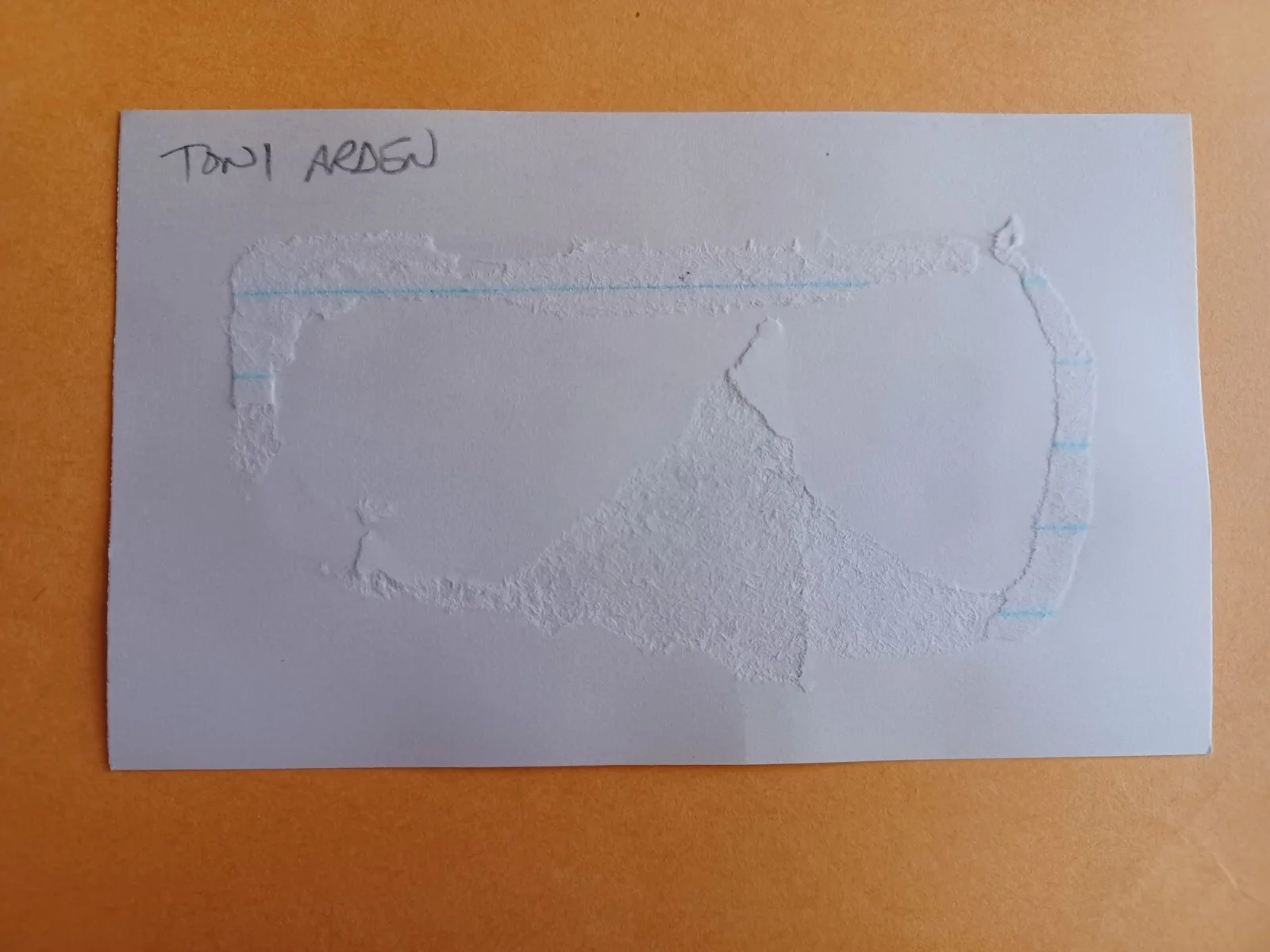 Toni Arden (d. 2012) Signed Cut on Index Card - Singer, изображение 2