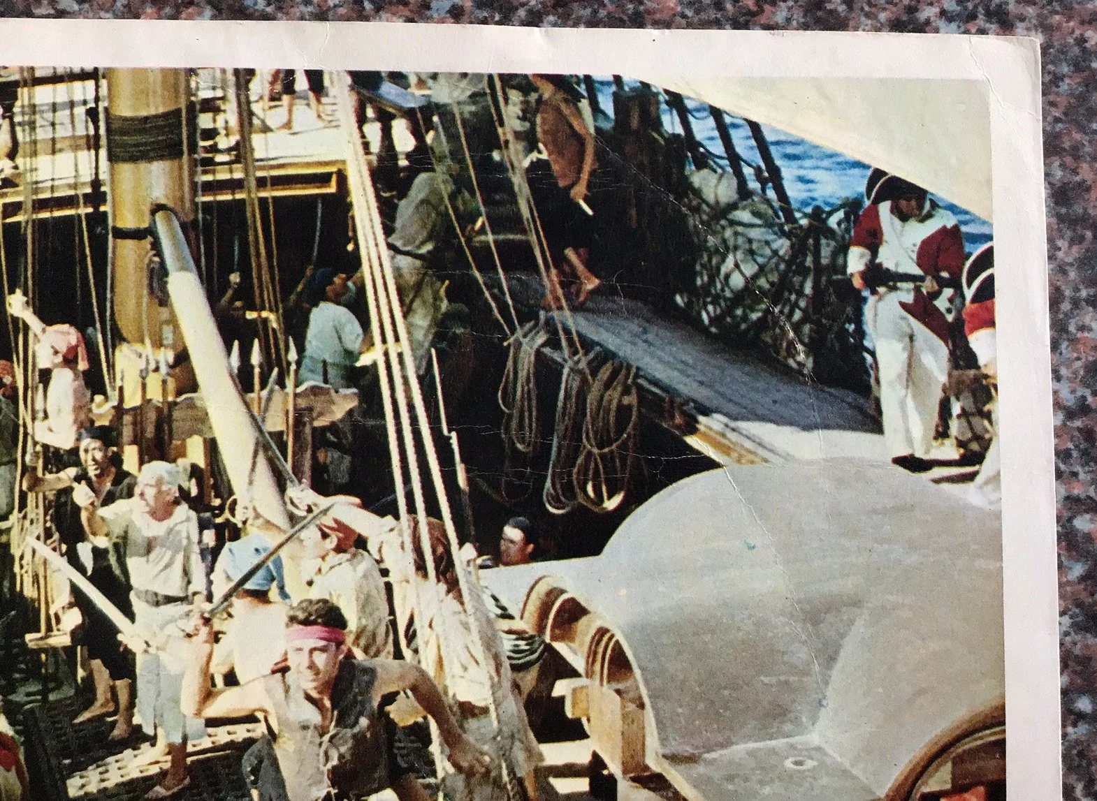 Rare/Vintage CinemaScope Picture ‘H.M.S.DEFIANT’-Alec Guinness/Dirk Bogarde-, изображение 4