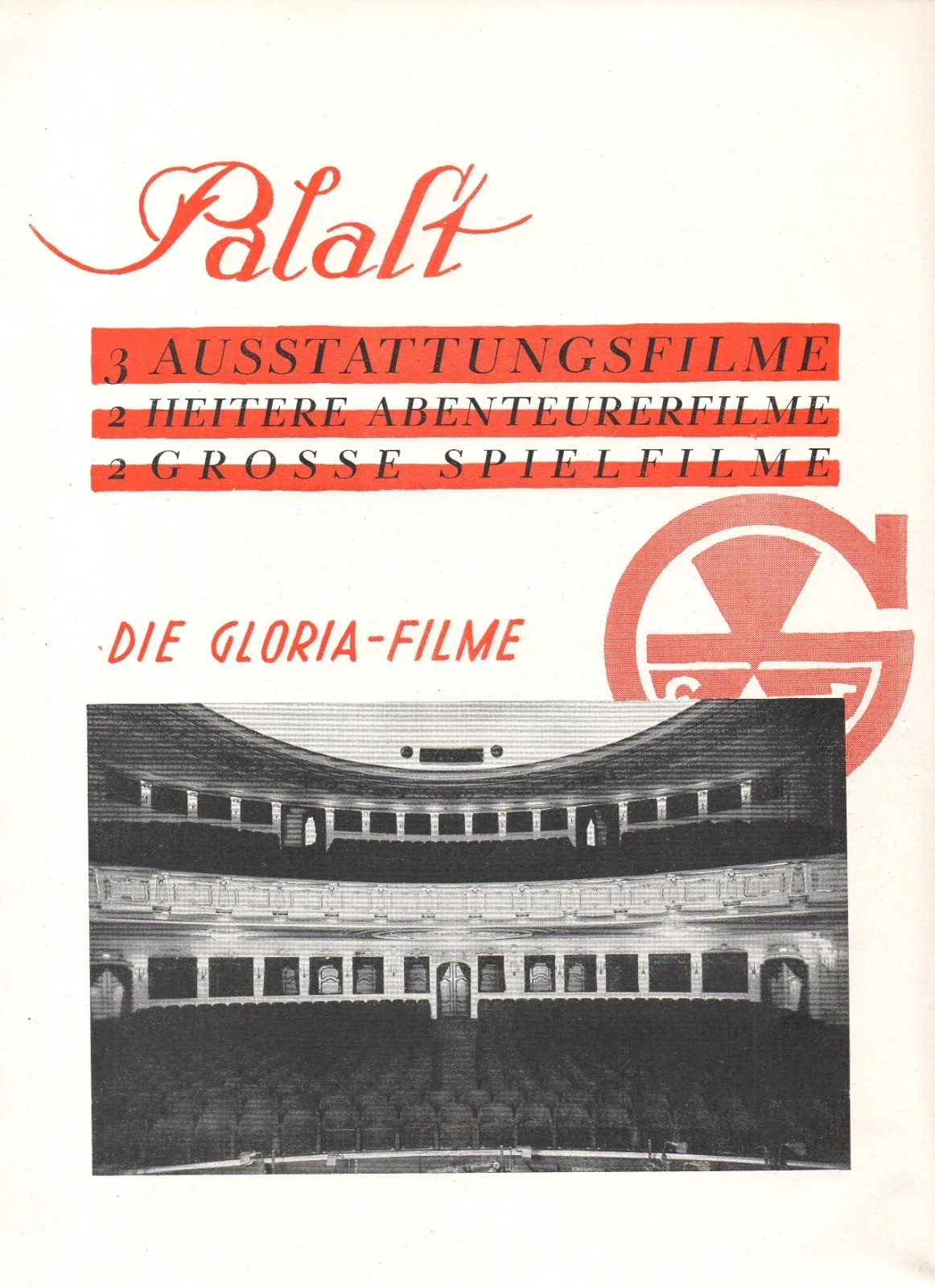DER GLORIA PALAST German Cinema Kurfürstendamm Berlin GERMAN ADVERT, изображение 2