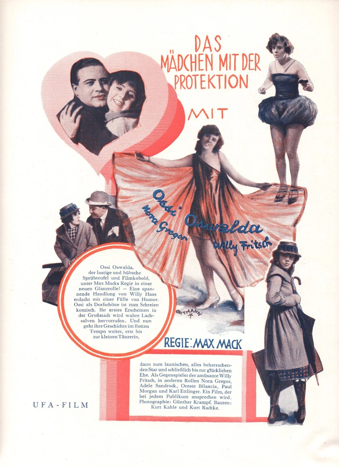 MY FRIEND THE CHAUFFEUR 1926 Hans Albers, Alice Kempen GERMAN ADVERT, изображение 2