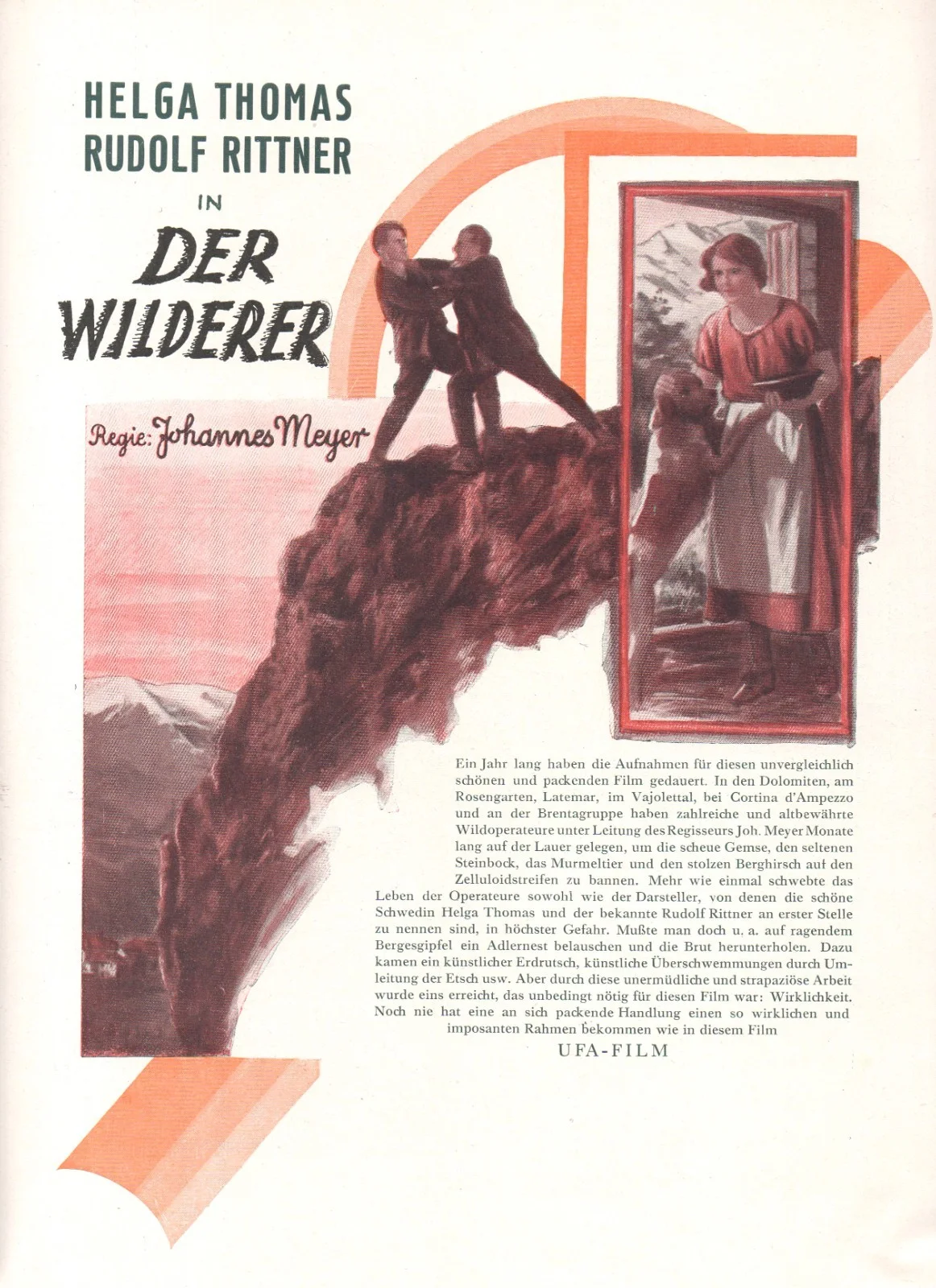 GREAT DUCHESS 1926 Ellen Richter, Walter Janssen, Heinrich Schroth GERMAN ADVERT, изображение 2