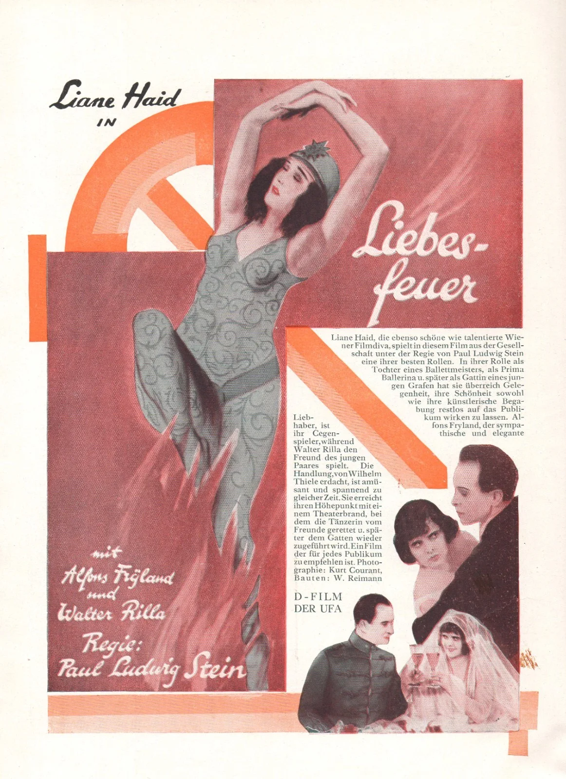 FARMER FROM TEXAS 1926 Mady Christians, Edmund Burns, Willy Fritsch ADVERT, image 2
