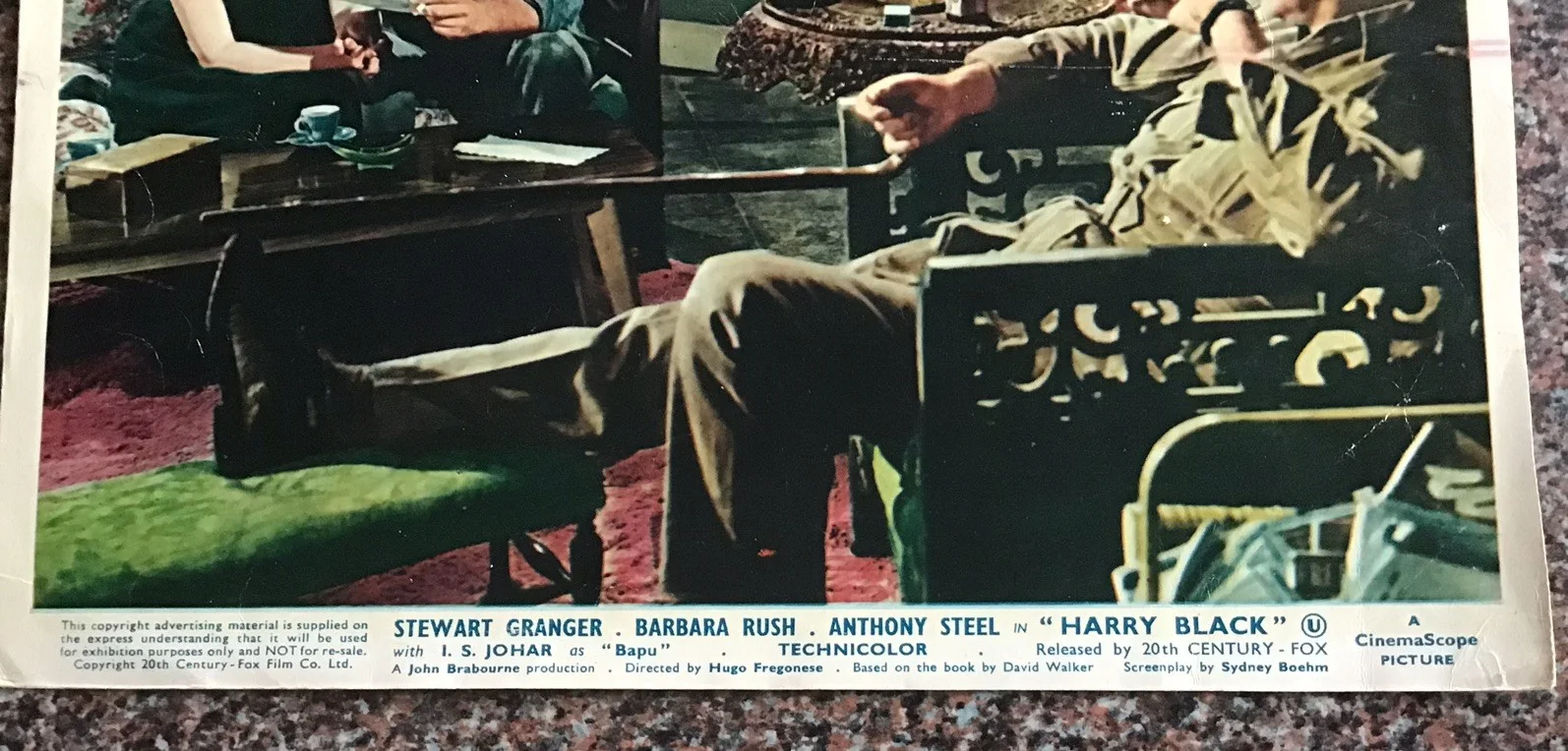 Rare/Vintage CinemaScope Picture ‘HARRY BLACK’- Stewart Granger-20th Century Fox, изображение 2