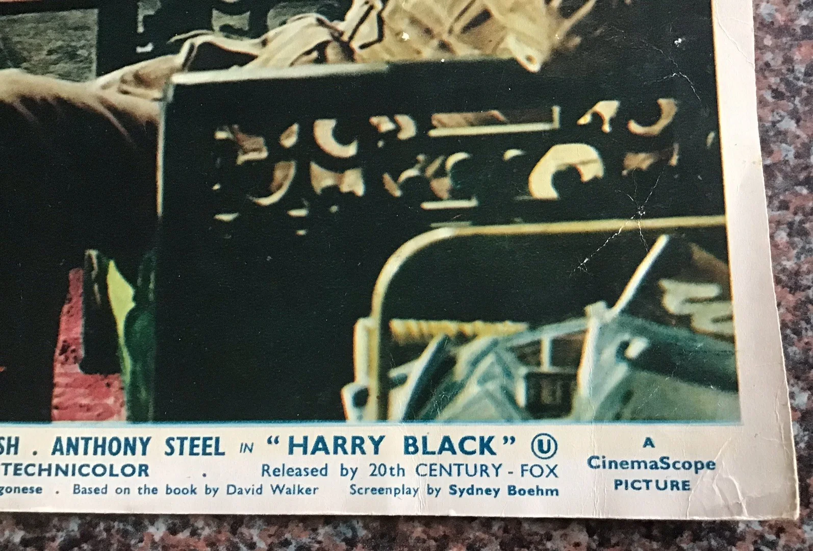 Rare/Vintage CinemaScope Picture ‘HARRY BLACK’- Stewart Granger-20th Century Fox, изображение 4