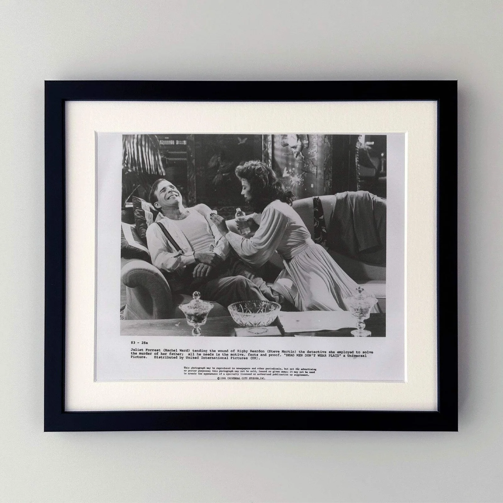 Dead Men Dont Wear Plaid (1982) Press Publicity Still - Framed, image 2
