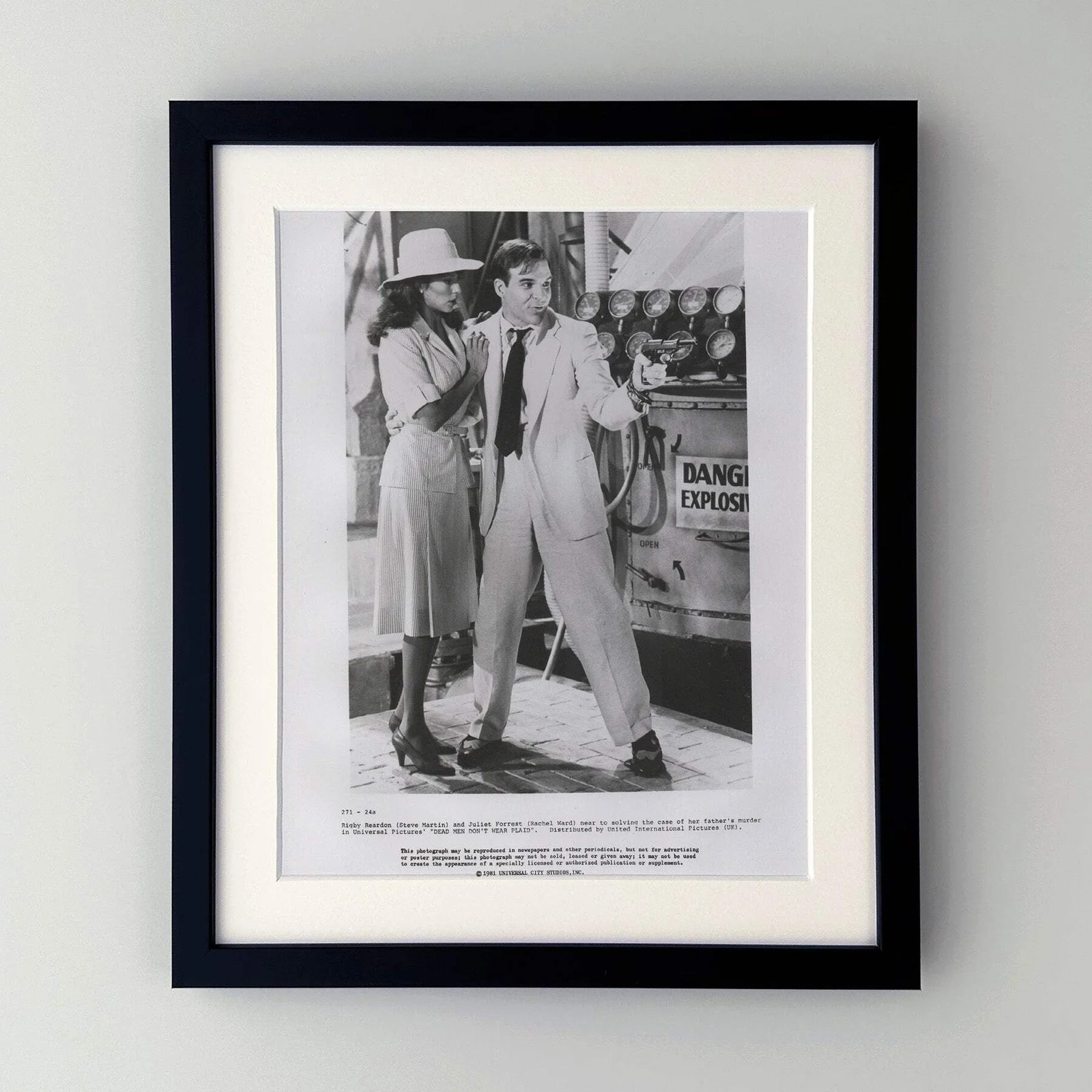 Dead Men Dont Wear Plaid (1982) Press Publicity Still - Framed, image 2