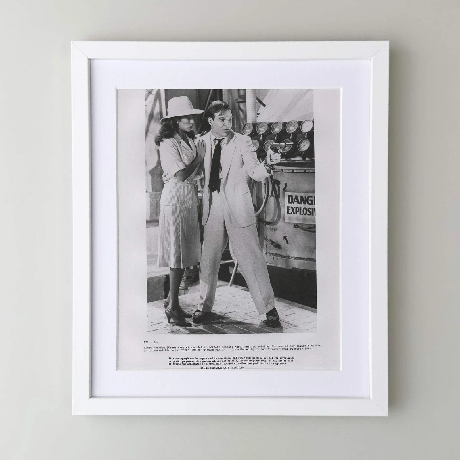 Dead Men Dont Wear Plaid (1982) Press Publicity Still - Framed, image 3